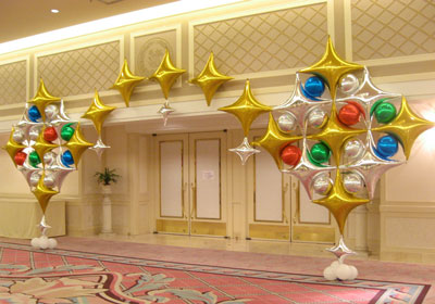 ホテルでのイベントにおけるバルーン装飾